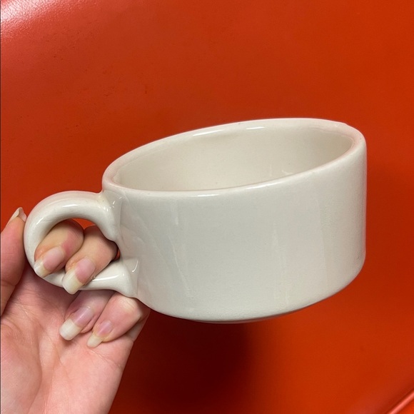 Elegant Cream Ceramic Mug - Picture 8 of 10